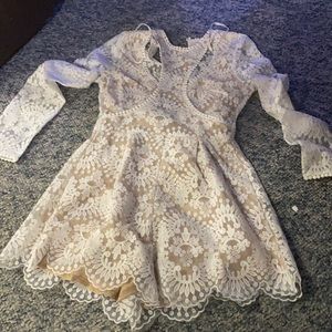 Tan dress